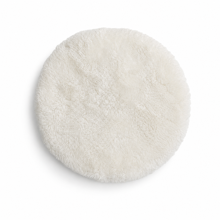 White Plush Bonnet